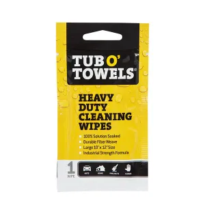 TOT TW01 Tub O' Towels Heavy Duty Cleaning Wipes (1 pk)