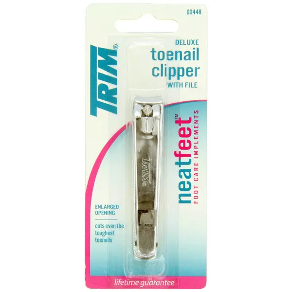 TRIM - Deluxe Toenail Clipper with File - 1 Clipper