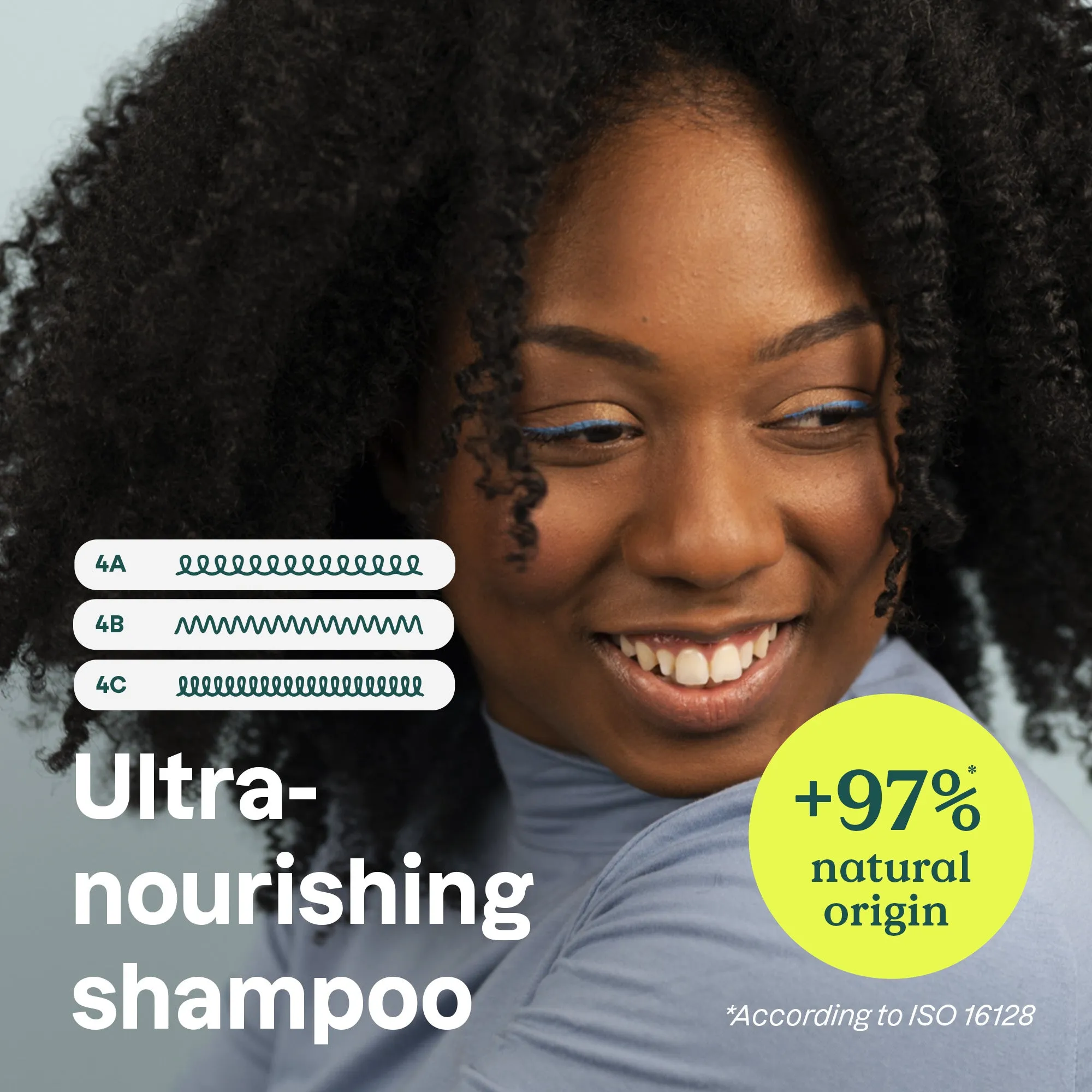 Ultra-nourishing shampoo for curly hair : SUPER LEAVES™