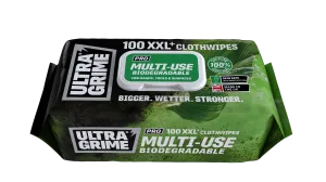 Uniwipe Ultragrime Pro Multi-Use Bio 100 XXL Huge Wipes