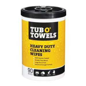 XFP TW90 Tub O' Towels Heavy Duty Cleaning Wipes (90 ct)